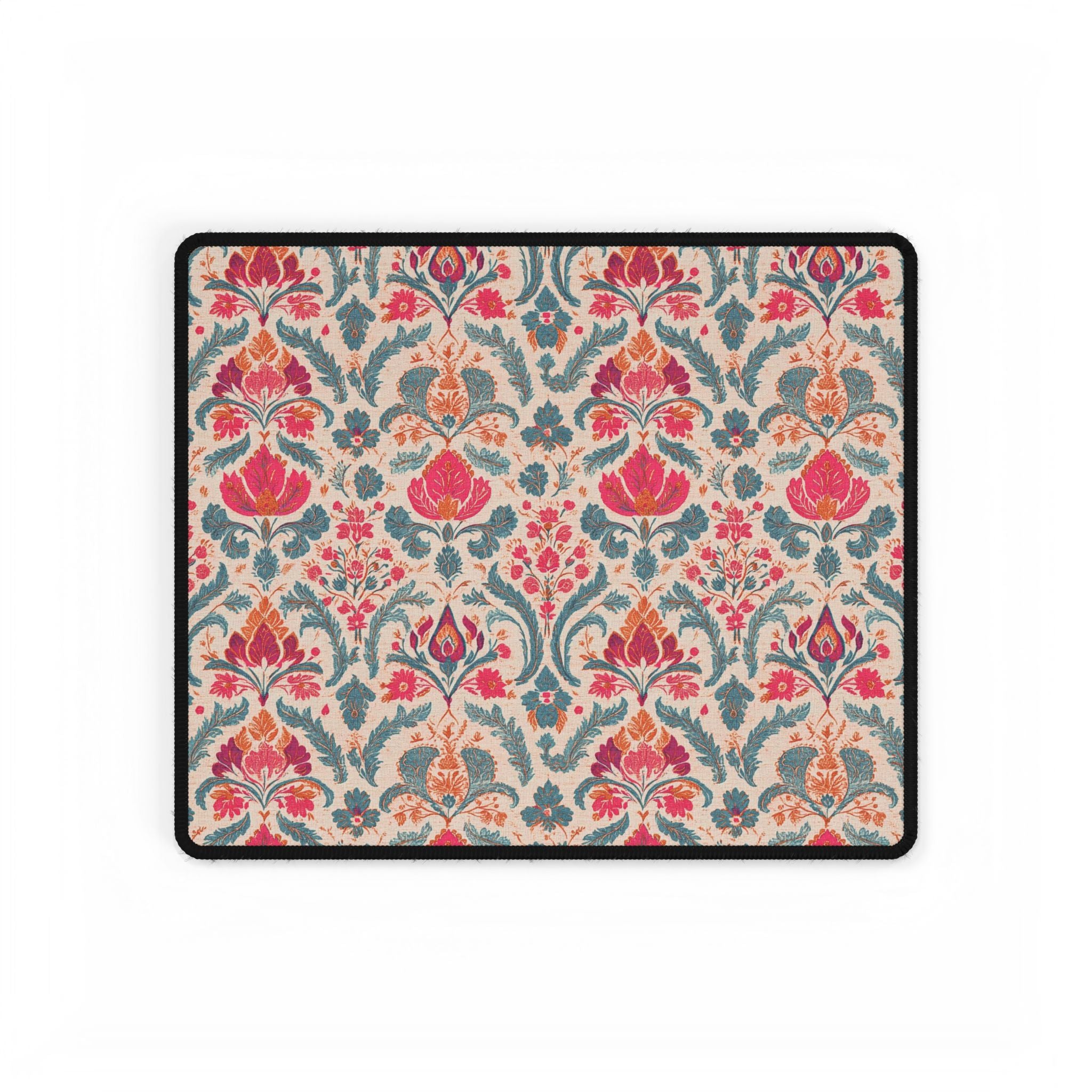 Floral Pattern Desk Mat - Stylish Desktop Accessory for Home Office