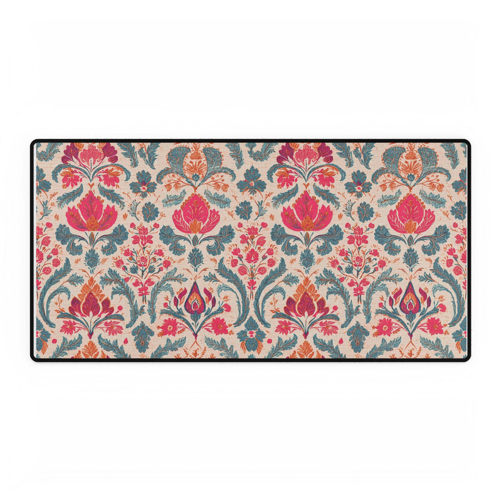 Floral Pattern Desk Mat - Stylish Desktop Accessory for Home Office