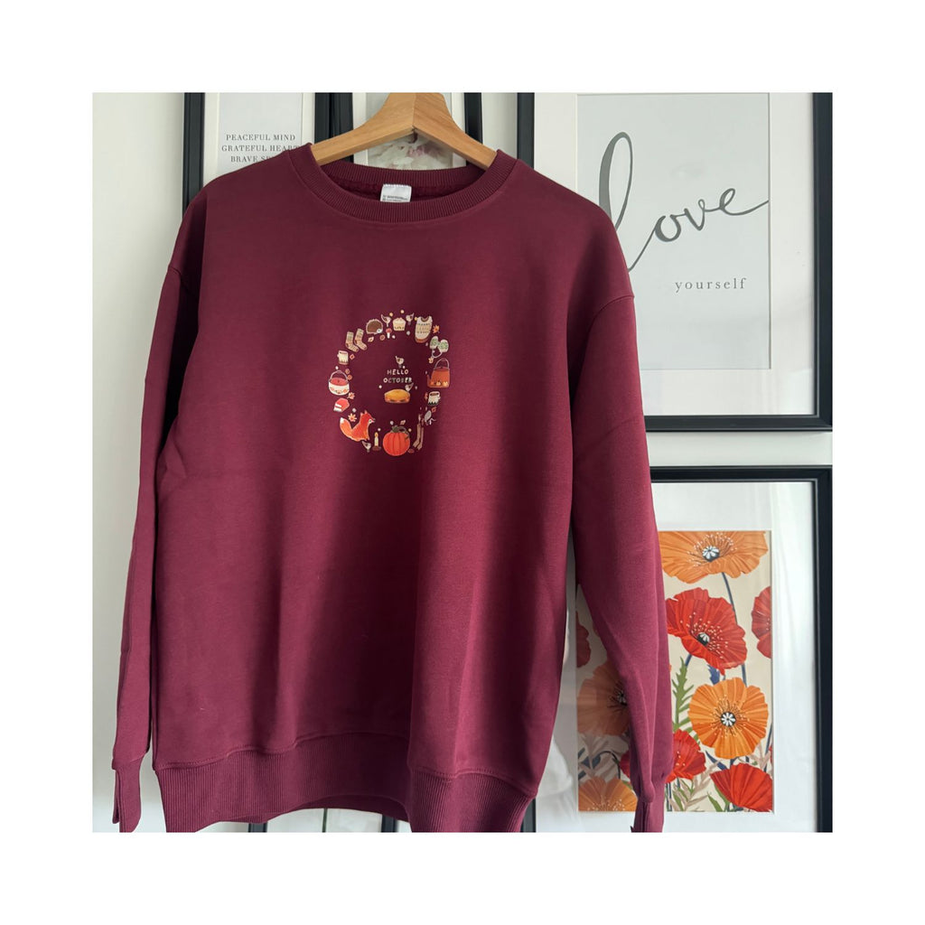 Cozy Winter & Fall Printed Sweatshirts – Cute Seasonal Graphic Pullovers