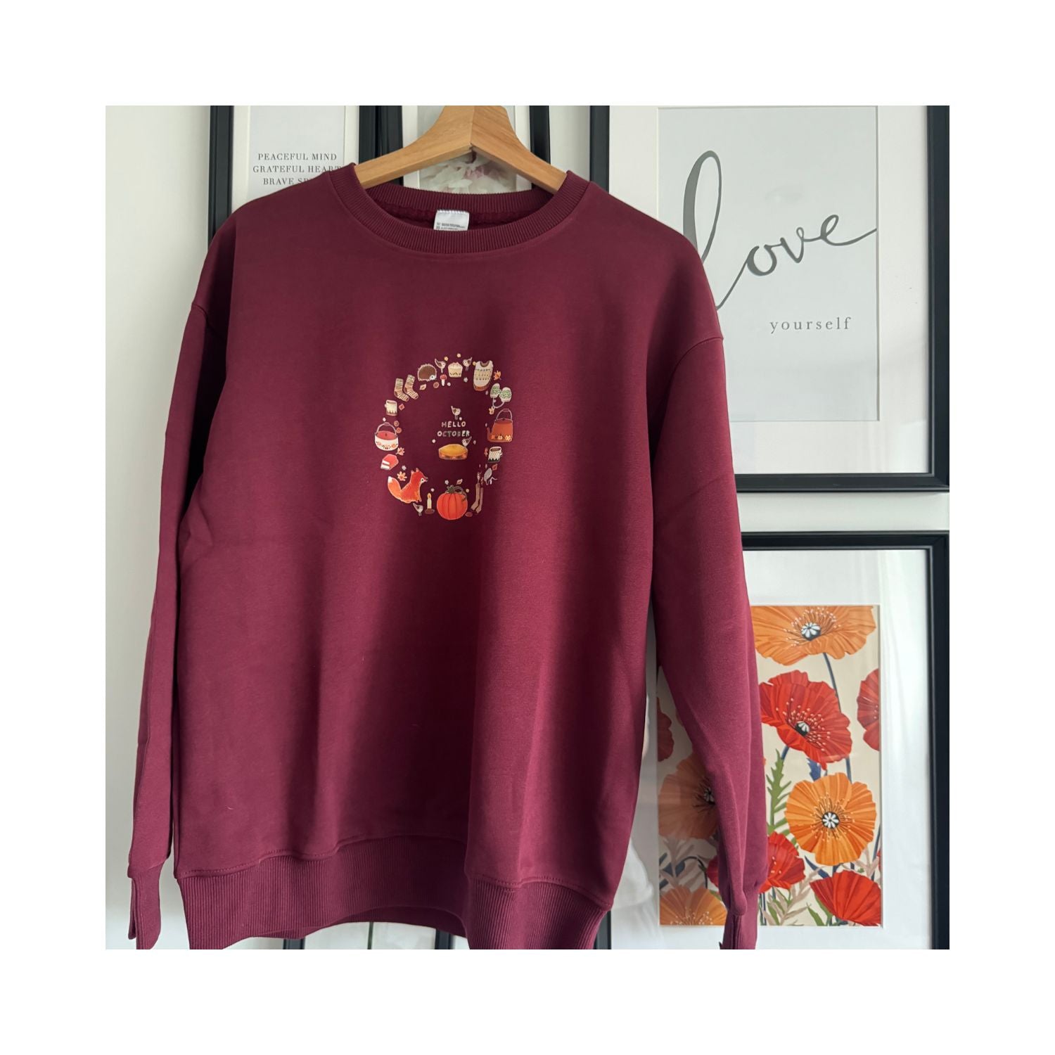 Cozy Winter & Fall Printed Sweatshirts – Cute Seasonal Graphic Pullovers
