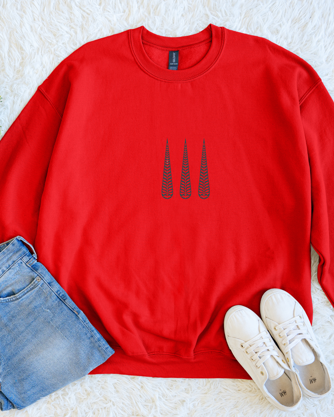 printed Winter Sweatshirt